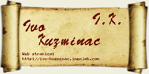 Ivo Kuzminac vizit kartica